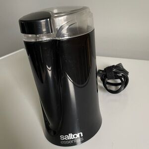 Salton Essentials Coffee, Spice & Herb Electric Grinder in Black
